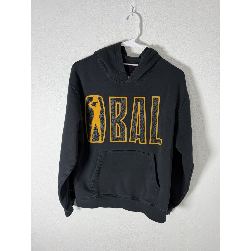 Basketball Africa League Sweatshirt Mens Small Black Nike Jordan Hoodie Pullover